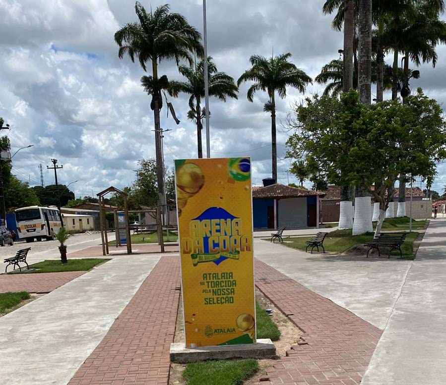 Arena da Copa do Mundo em Atalaia terá transmissão de jogos e shows.