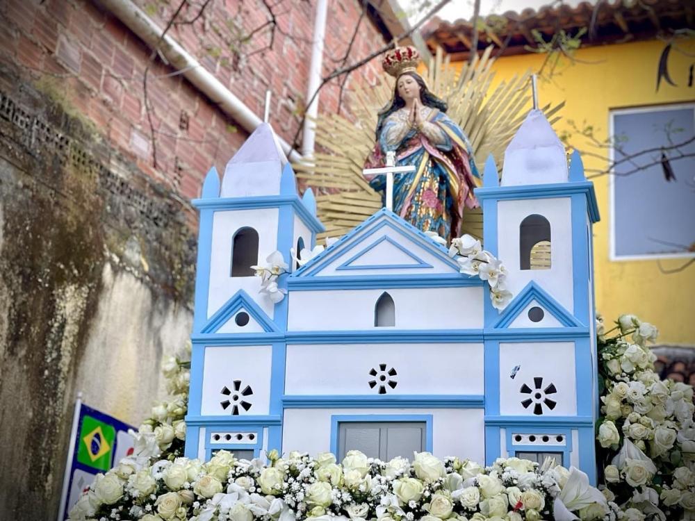 Dia da Padroeira Nossa Senhora da Conceição é celebrado com muito fevor e devoção por fiéis em Atalaia.
