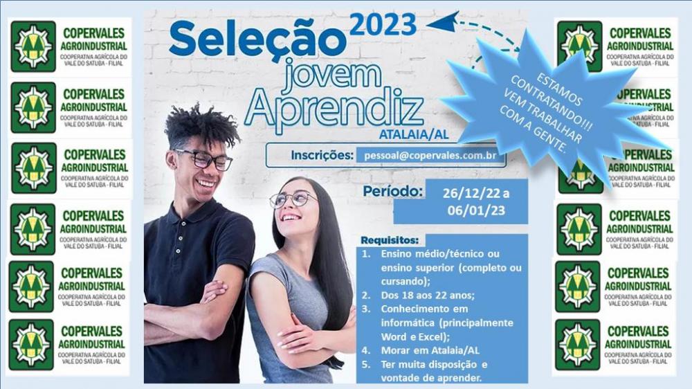 Venha trabalhar na Copervales Agroindustrial.