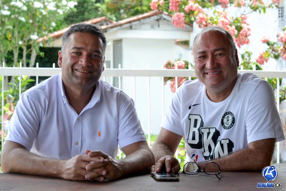 Vereador Toni Barros e ex-vereador Marconde Barros.