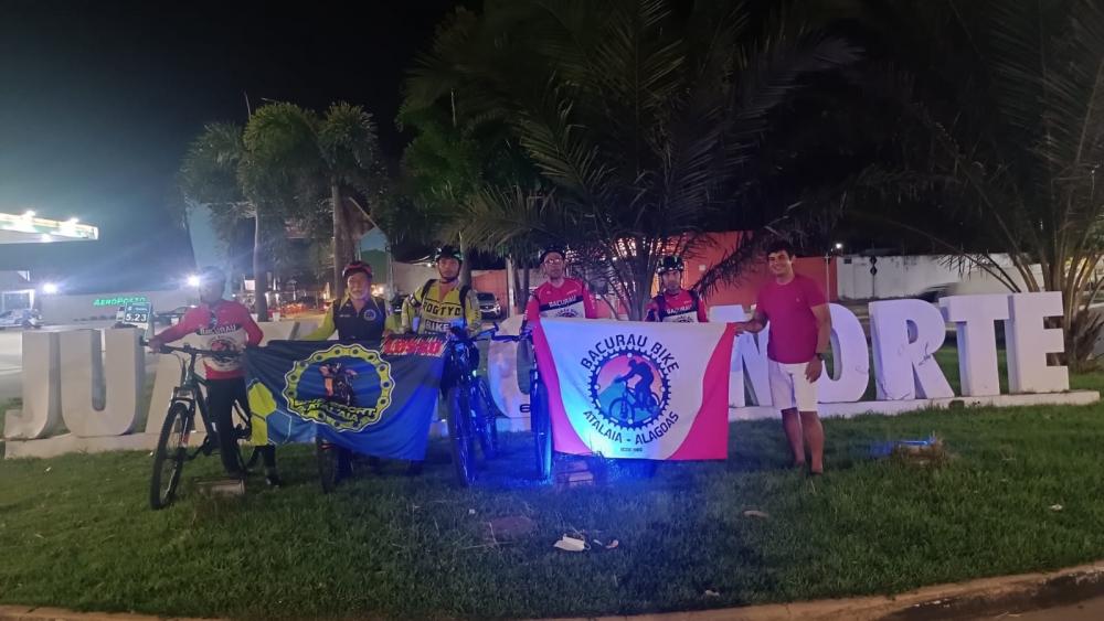 Um total de 618 quilômetros em quatro dias de viagem de bicicleta até Juazeiro do Norte.