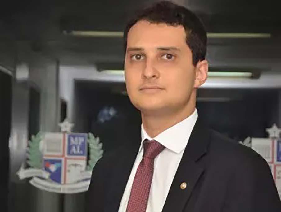 Promotor Bruno de Souza Martins Baptista, responsável pela 1ª Promotoria de Justiça de Atalaia.