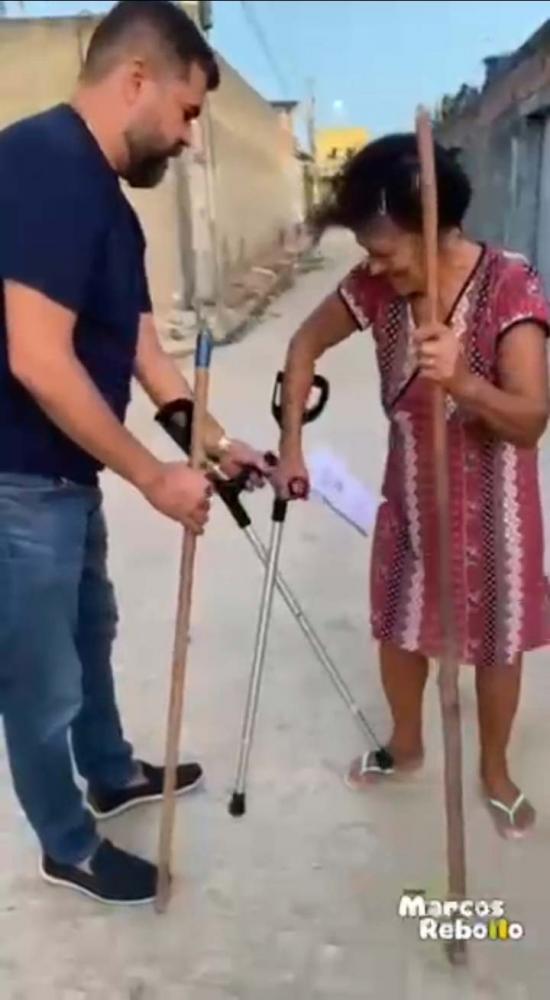 Vereador Marcos Rebollo em mais uma importante ação social.