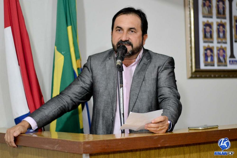 Vereador Neto Acioli (PP), durante a sessão ordinária desta última terça-feira (16).