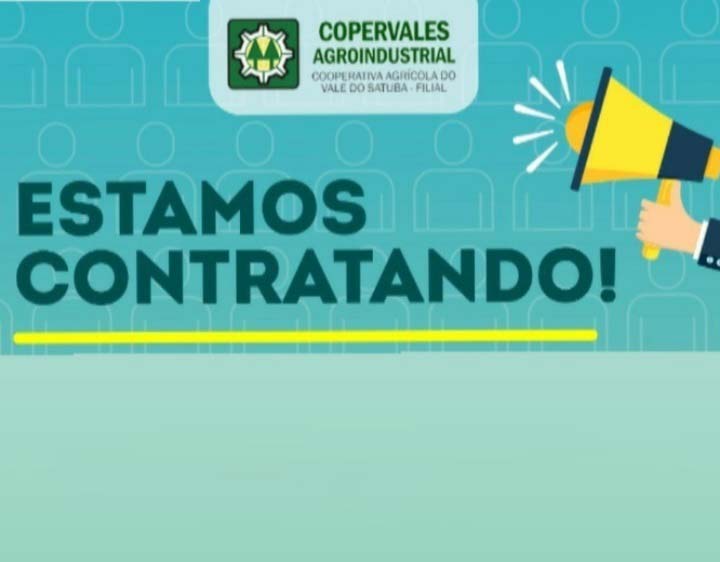 Copervales Agroindustrial está contratando Técnico de Segurança do Trabalho