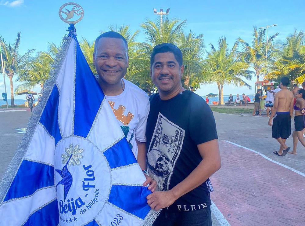 Dola Rocha se encontra com comitiva da Beija-Flor em Maceió em busca de viabilizar projetos culturais carnavalescos para Atalaia