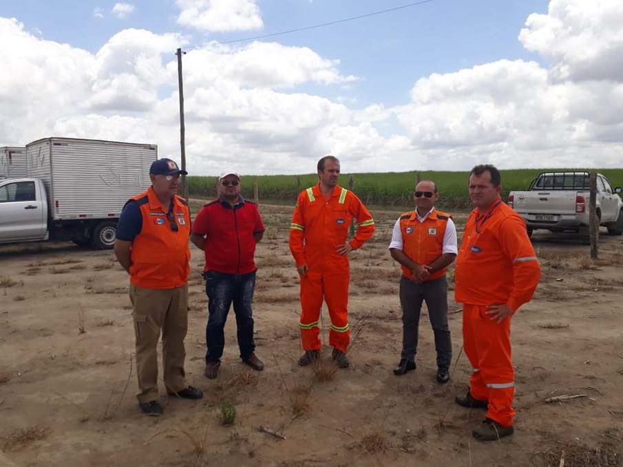 Vistoria foi realizada de forma conjunta pela Defesa Civil do Estado e de Atalaia.