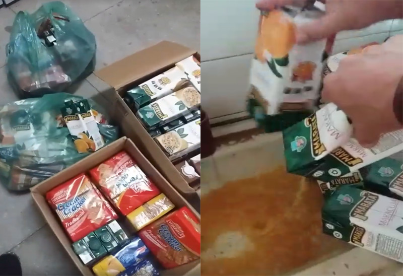 mercadorias foram apreendidas em dois estabelecimentos comerciais da zona urbana.