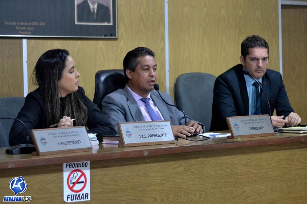 Presidência do vereador Cicinho Melo (PSC).