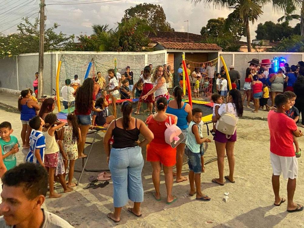 Vereador Cicinho Melo promove animada festa para as crianças do Distrito Santo Antônio e região 