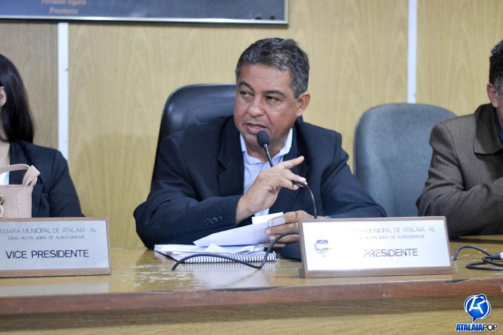 Vereador Cicinho Melo, presidente da Câmara de Atalaia.