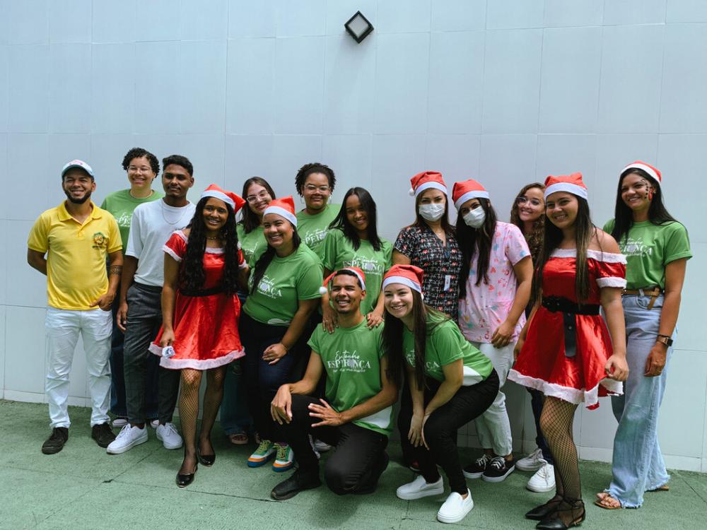  Projeto Esperança realiza ação no Hospital da Criança do estado de Alagoas.