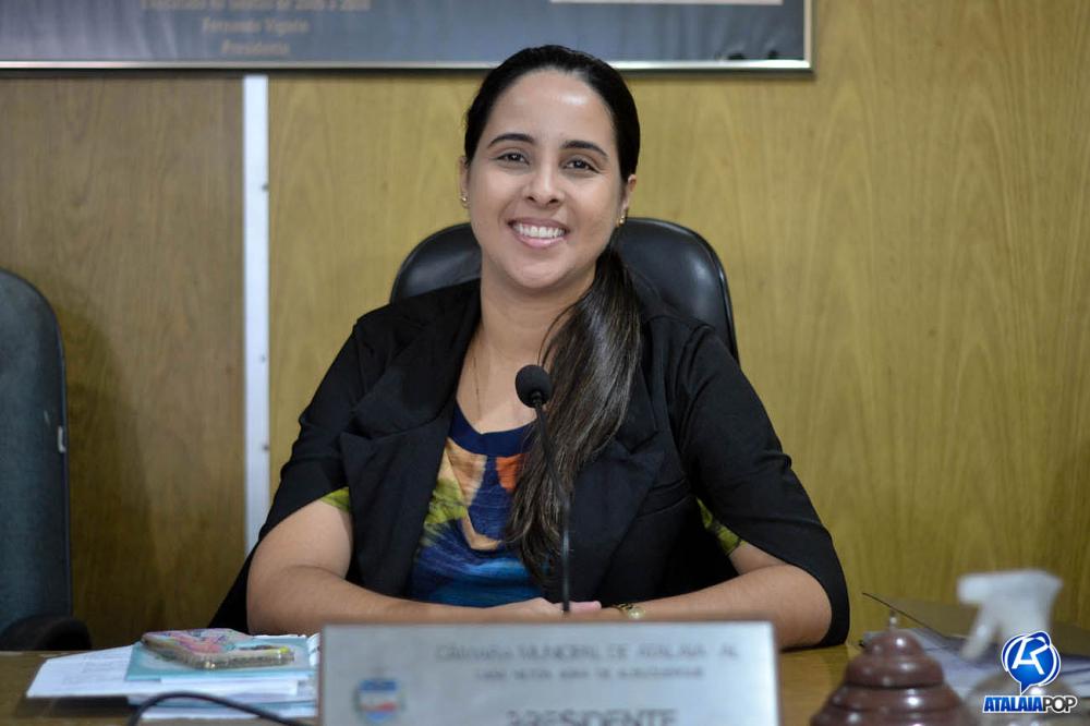 Vice-presidente, vereadora Lays Melo (MDB).