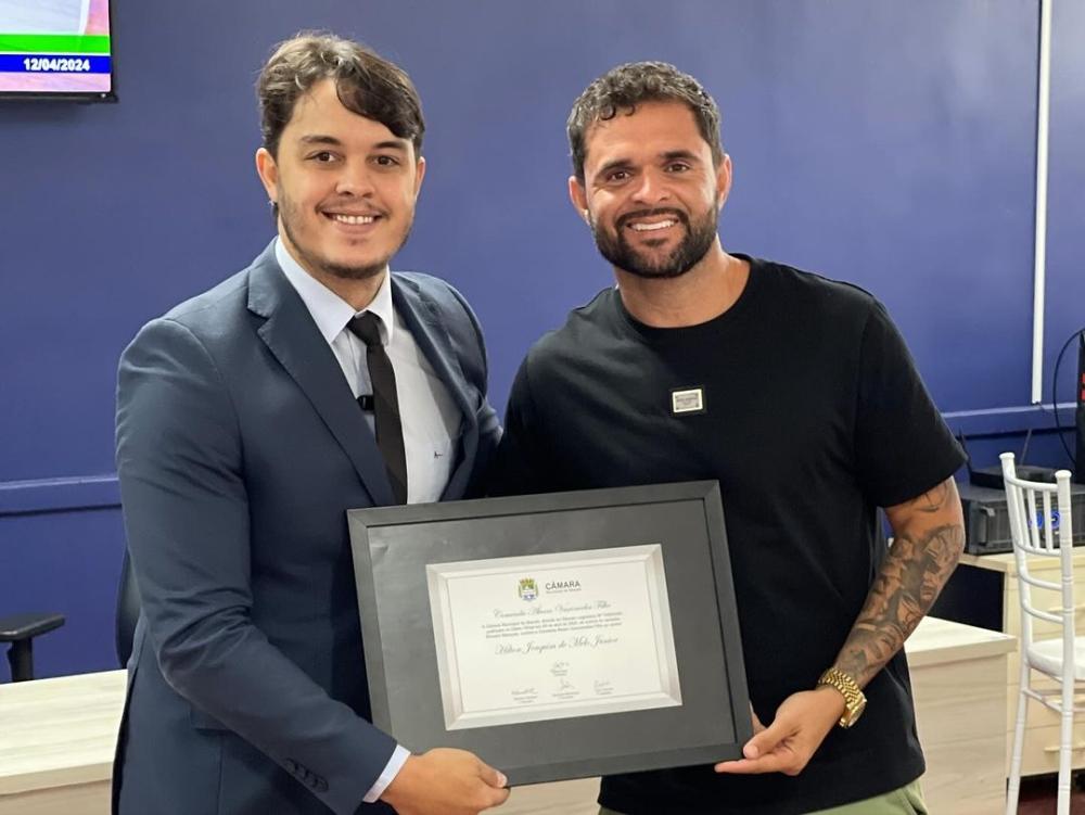 A honraria foi proposta pelo vereador Brivaldo Marques.