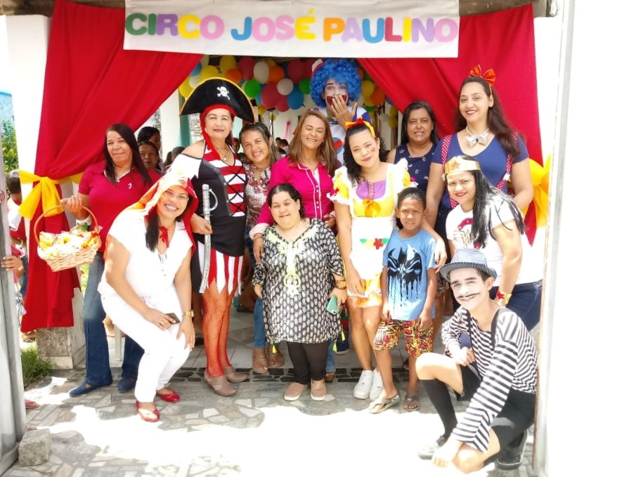 UBS José Paulino promove linda festa para as crianças atendidas por aquela unidade.