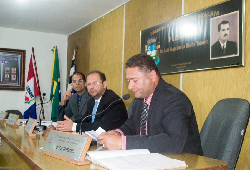 Presidência do vereador Alexandre Tenório.