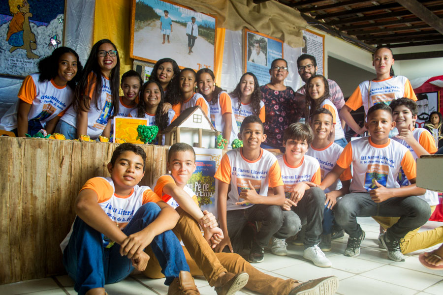 2º dia do III Sarau Literário da Escola Municipal Francisco de Albuquerque Pontes.