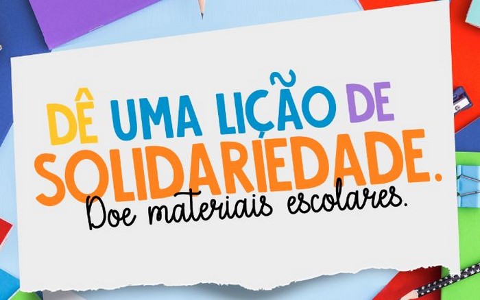 Campanha visa arrecadar bolsas, lancheiras e materiais escolares para crianças carentes de Atalaia