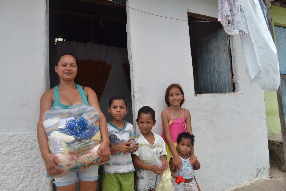 Em Alagoas, a ação solidária iniciou pelo Vale do Paraíba, no município de Atalaia nas comunidades Sapé e Olhos D'água.
