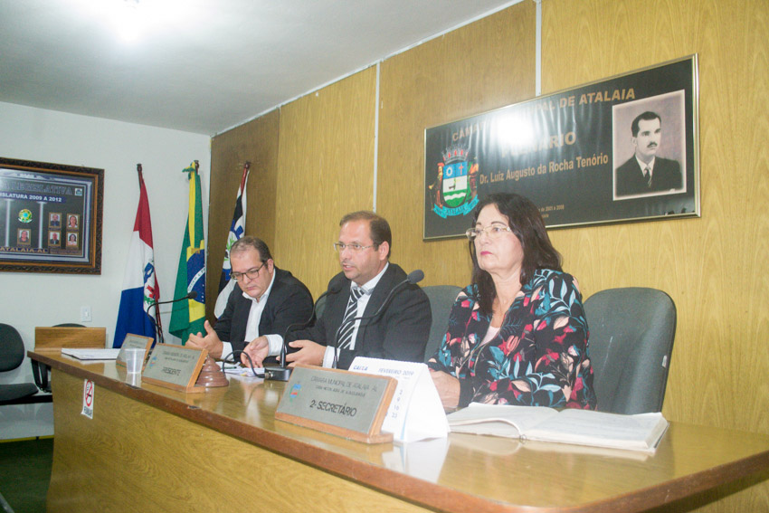 Sessão Ordinária da Câmara Municipal de Atalaia.