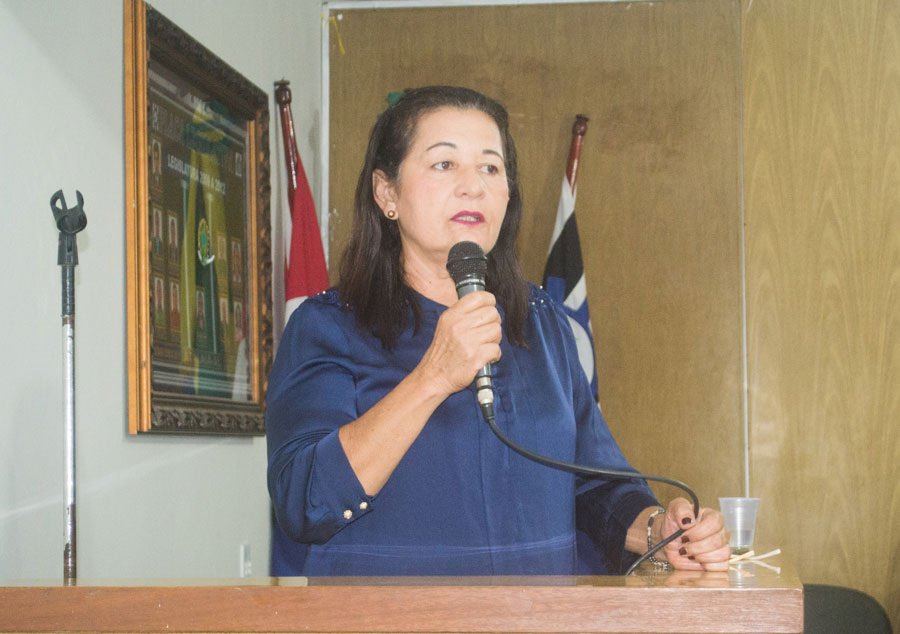 Vereadora Neide Miranda.