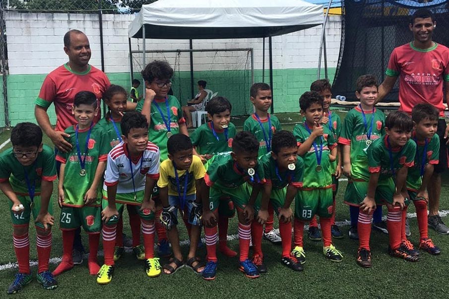 Categoria Sub 7 da Escolinha Arena Santo Amaro.