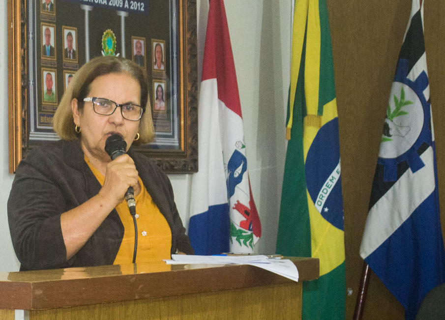 Vereadora Maria da Comesa.