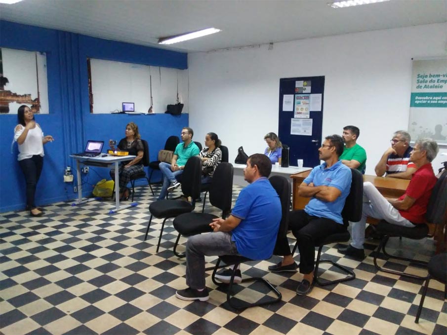 Oficina do Sebrae na Casa do Empreendedor.