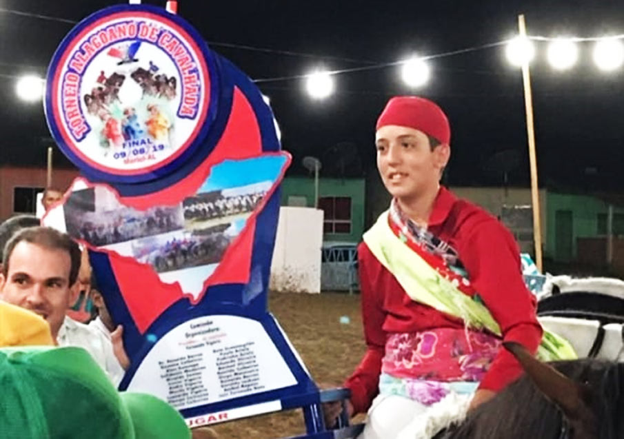 Léo Vigário é o campeão do Campeonato Alagoano de Cavalhada 2019. 