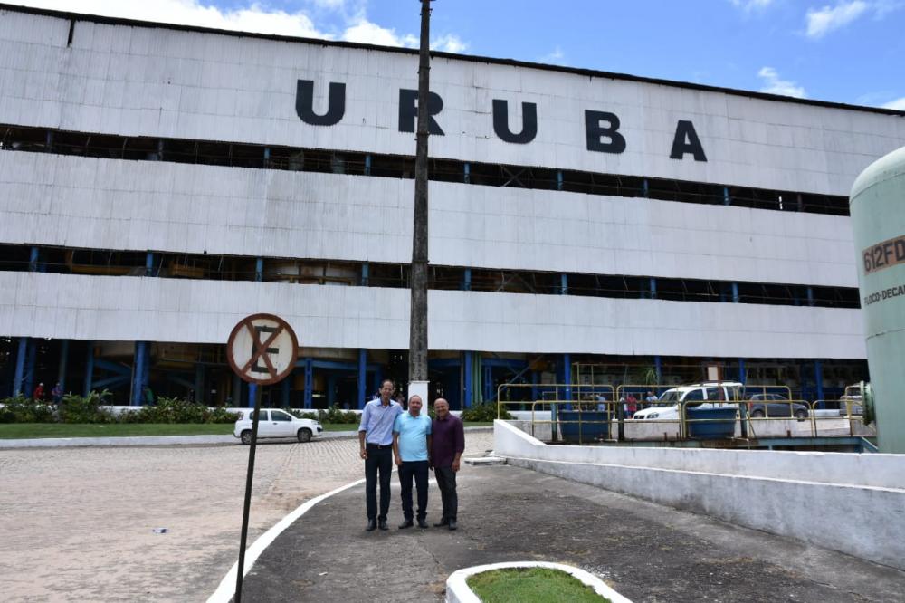 Vereador Ricardo Calheiros, vereador Quinho e vereador Marivaldo Souza.