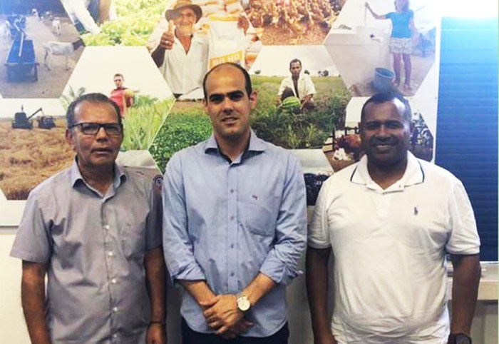 Prefeito e Secretário são recebidos na Seagri AL.