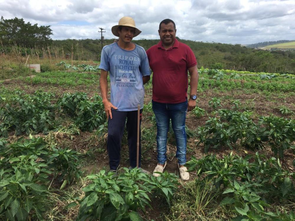 Secretário de Agricultura faz visita técnica ao Sítio São João 