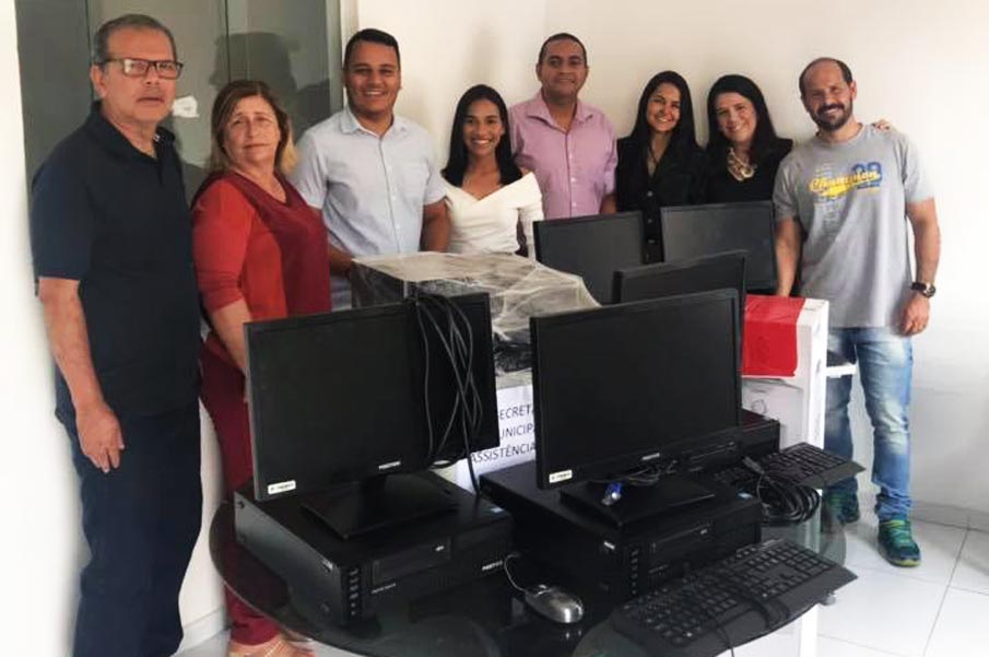 Entrega de kit de equipamentos ao Conselho Tutelar de Atalaia.