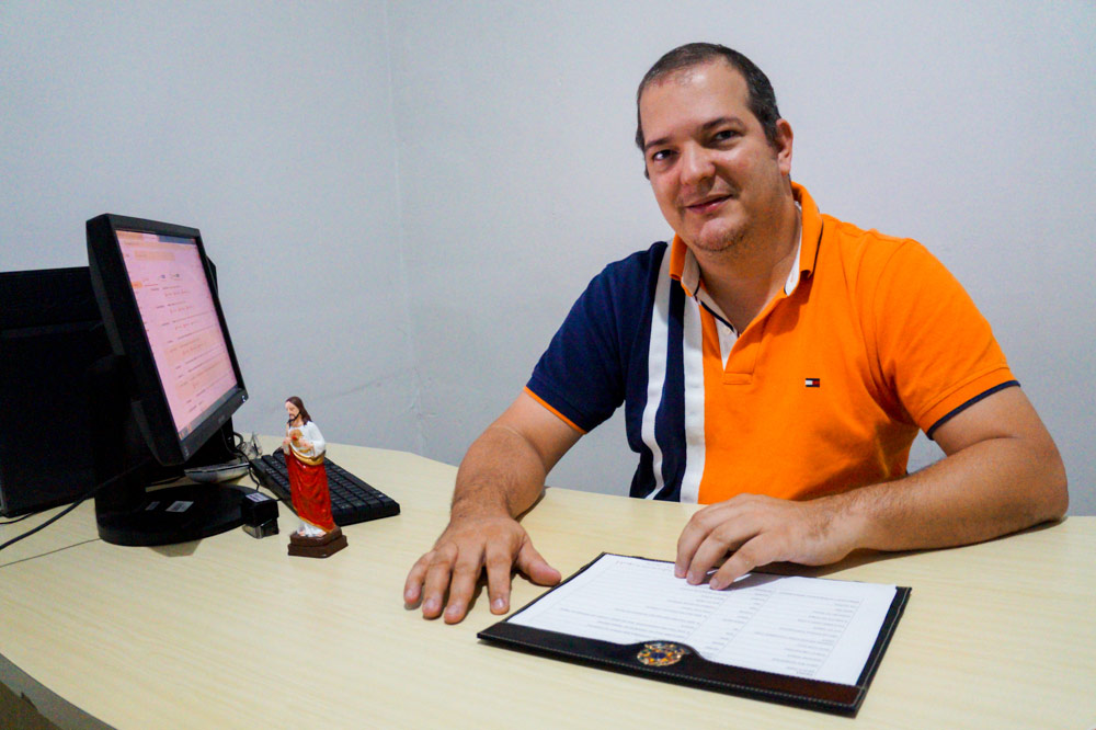 Secretário Municipal de Educação Anilson Júnior.