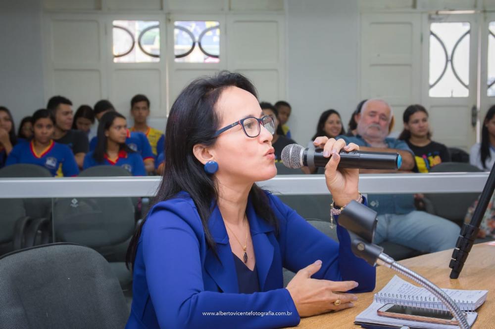 Vereadora Janaína do Cal. Foto: Alberto Vicente.