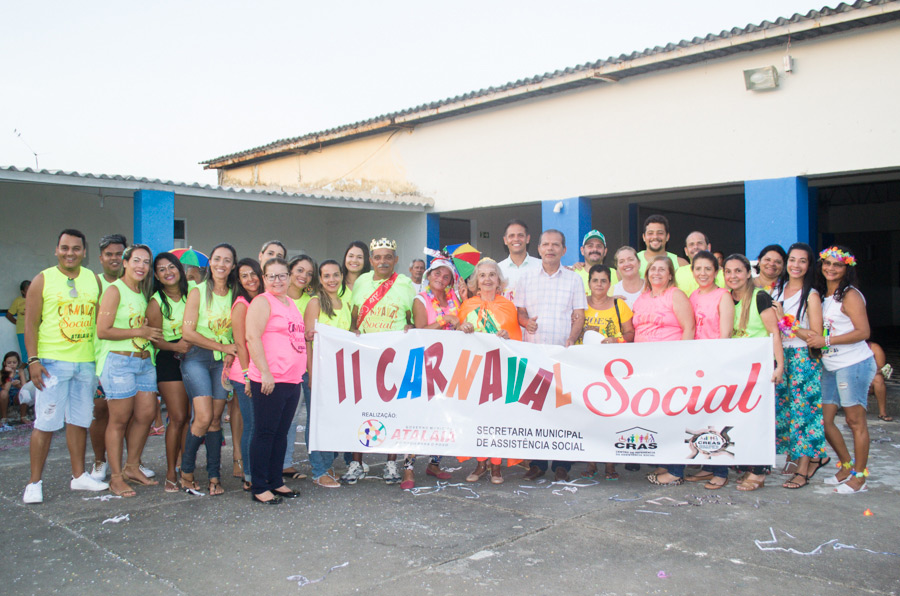 Após o animado desfile, os foliões se concentraram no Clube Social Atalaiense.
