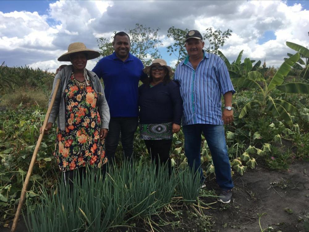 Seagri Atalaia realiza mais uma visita técnica a agricultores do município.