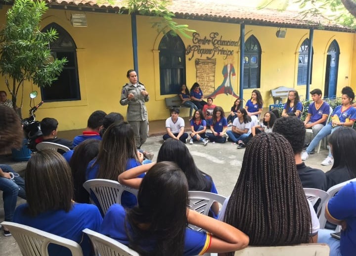 Palestra foi ministrada pela 4ª Cia Independente em Atalaia.